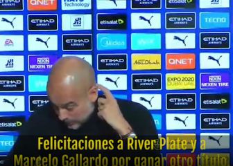 Guardiola felicitó a River y a Gallardo