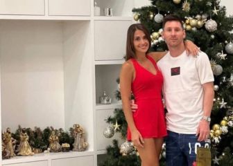 Lionel Messi y Antonela Roccuzzo bailan por Navidad