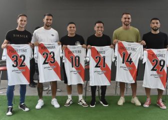 River presentó a sus refuerzos en el Monumental
