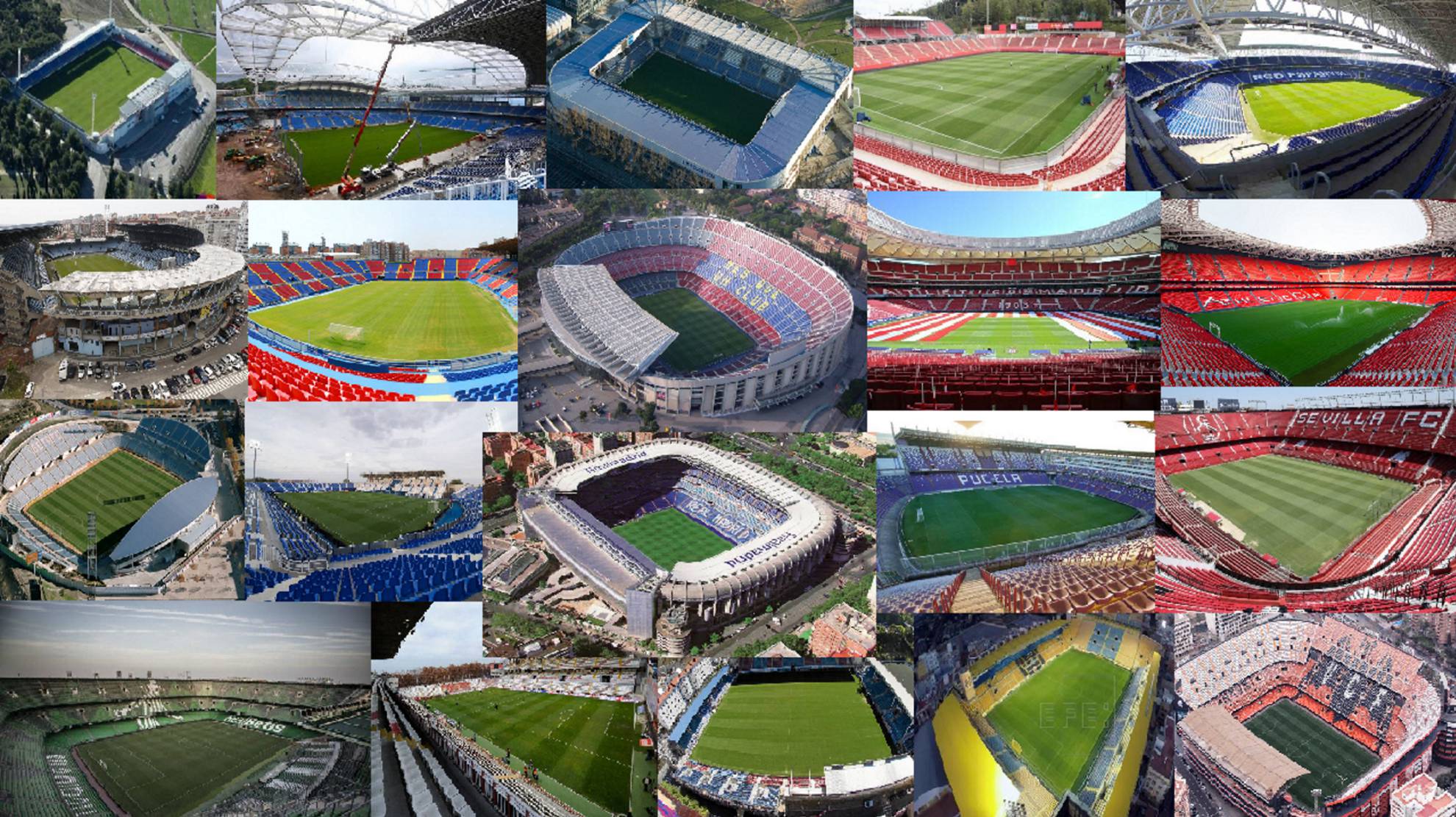 Así están los estadios de la Primera División