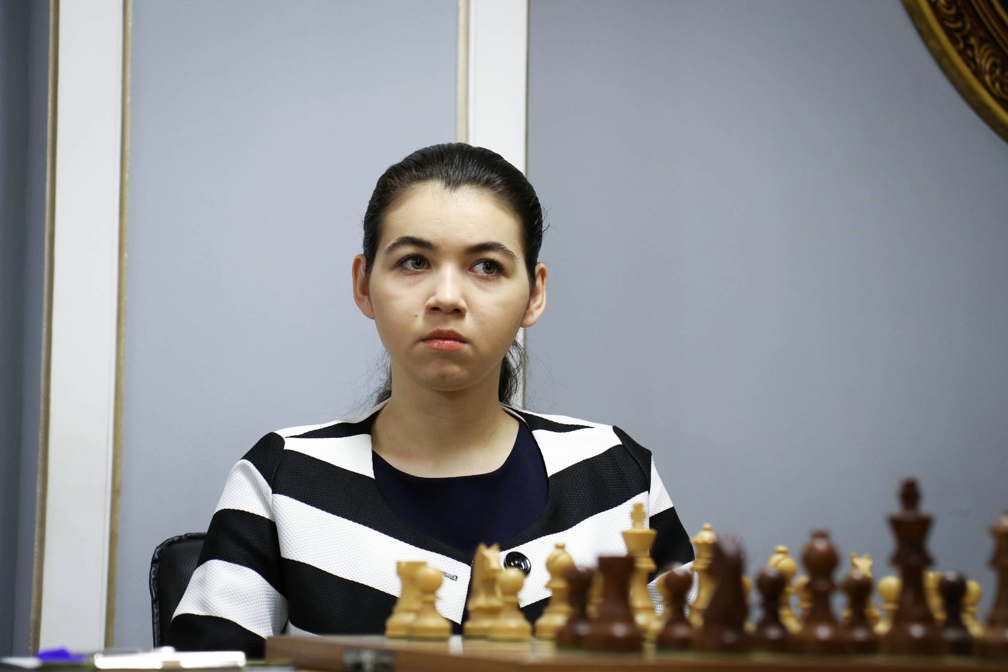 Aleksandra Goryachkina, durante el Torneo de Candidatas celebrado en Kazán.