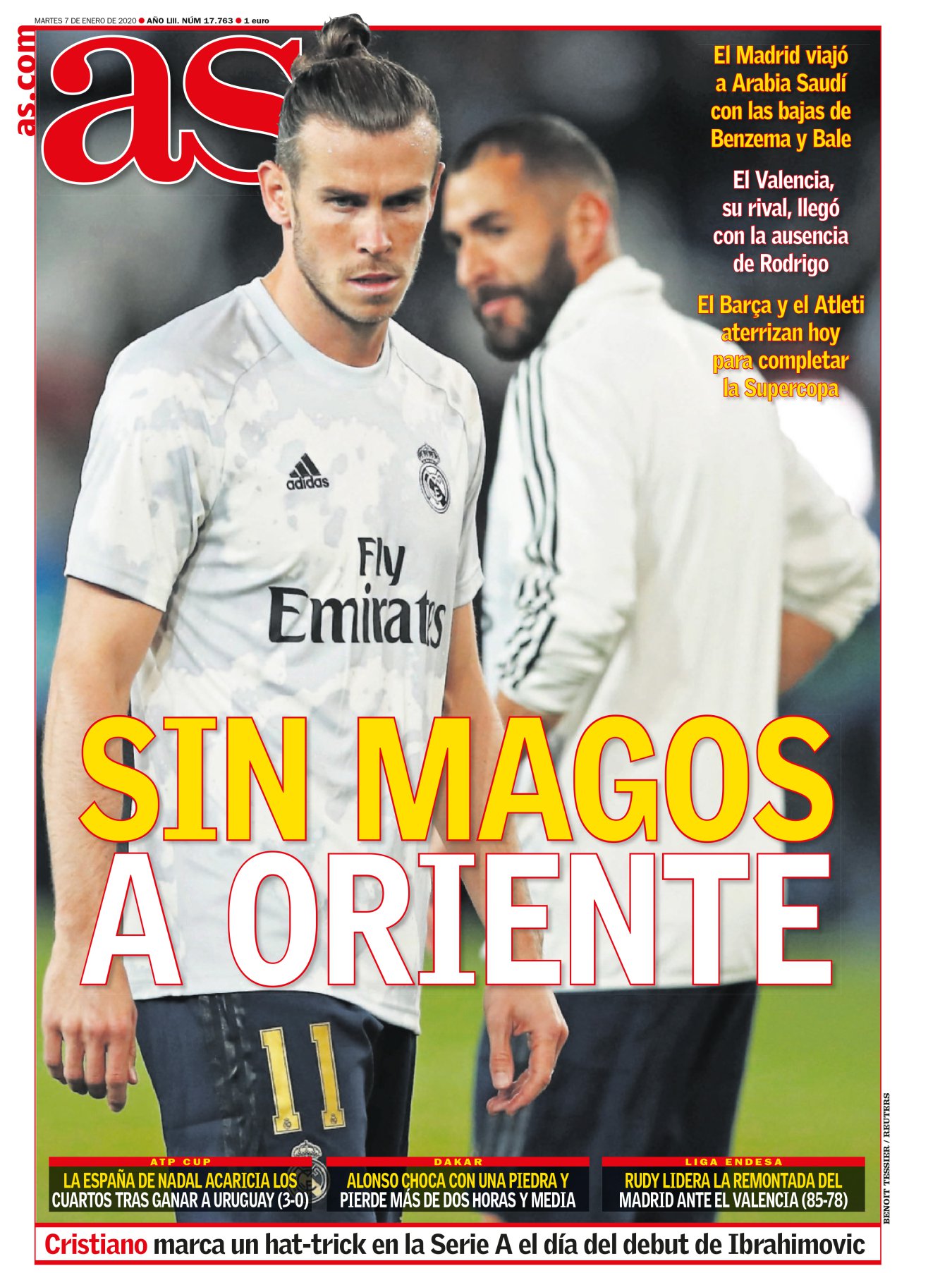 Portada de AS con Bale y Benzema