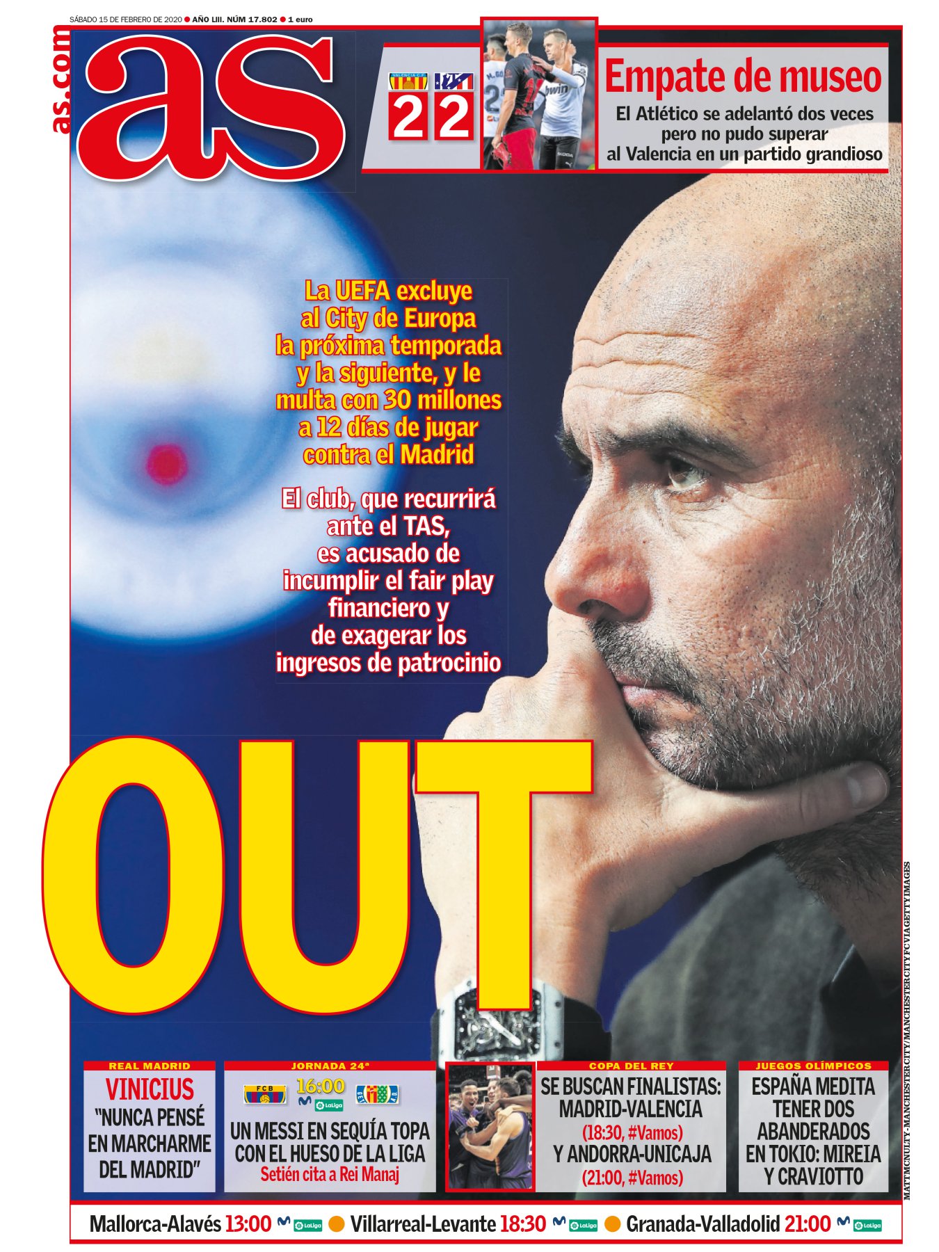 En la UEFA se han puesto duros. Con el Madrid a la vista, al City le han impuesto una sanción de dos años sin participar en competición europea. Algunos dirían que ya se podían haber esperado. El castigo podría venir por dos motivos: las sospechas porque el City fiche tantos defensas o las corruptelas de sus ingresos. Hay que mirar con optimismo: revisando el historial de los de Manchester, para muchos no jugar en Europa sería un alivio. 