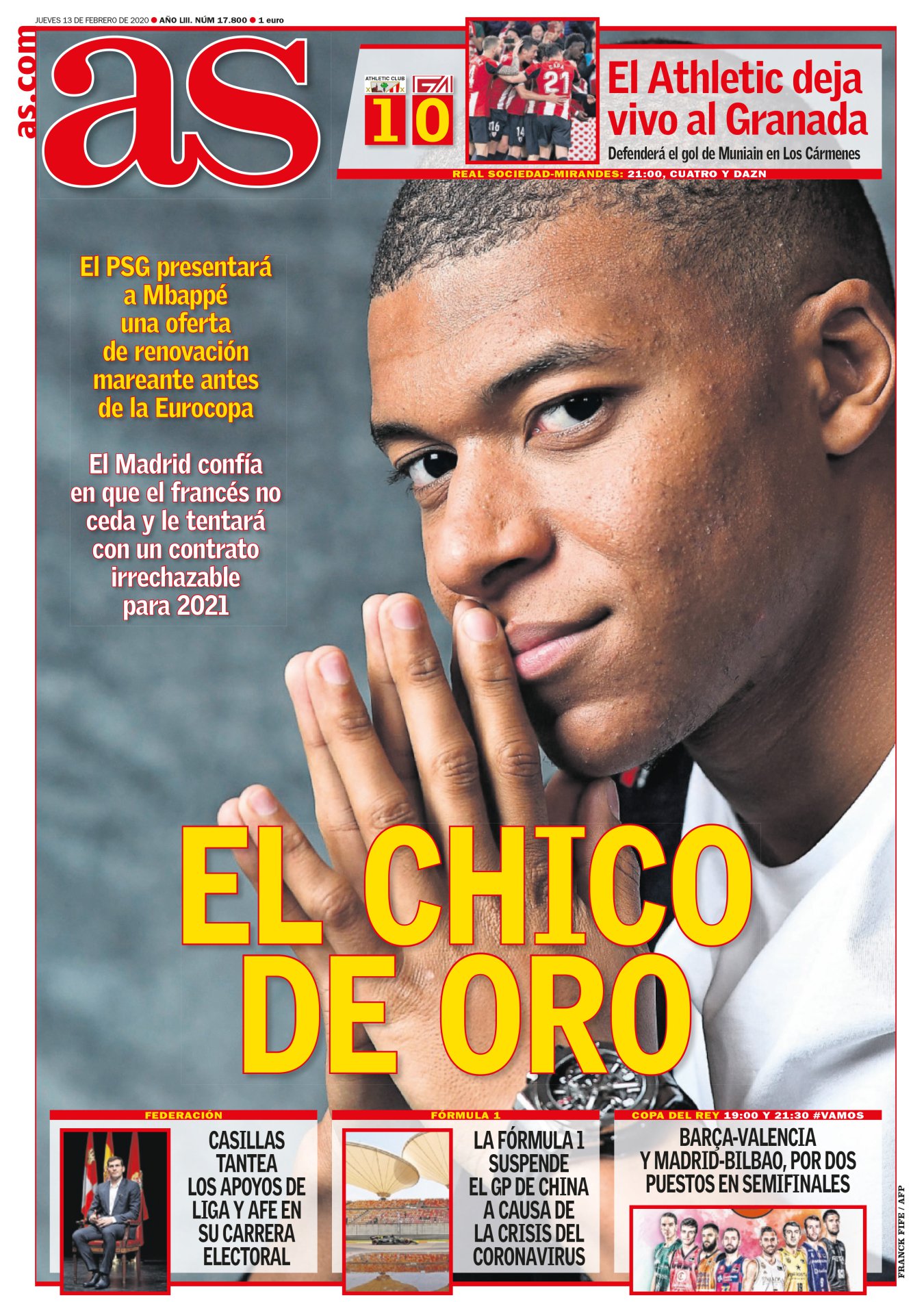 Las semanas pasan y Mbappé sigue siendo la guinda. Cuando el Madrid gana, cuando el equipo tropieza, el francés emerge como la pieza maestra de un proyecto que hace temblar. El problema está en su fuga, porque no sería una salida, sino una fuga. Abandonar el PSG es una maniobra imposible, hasta ahora. Ni Verratti, Neymar ni Cavani pudieron escapar. Pero Mbappé siempre fue el más rápido. 