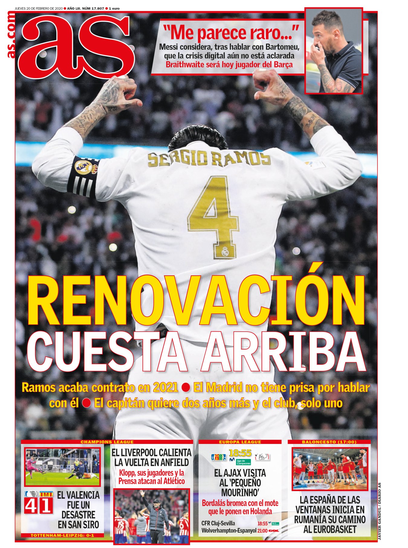 Las renovaciones de Sergio Ramos se han convertido en un enredo para el Real Madrid. Y es una torpeza, porque el capitán blanco figura como emblema indiscutible del club. En el Madrid de Cristiano, Ramos decidió. Pero en Chamartín todos saben quién decide. Y no parece ser un enamorado ni de Ramos ni de Ronaldo. 