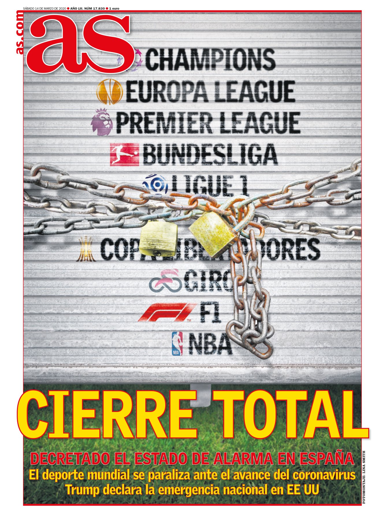 Si no podíamos ver nuestros deportes favoritos, tampoco podremos practicarlos. La cuarentena se ha puesto seria y las escenas surrealistas, de moda. Vecinos montando en bicicleta por los pasillos de sus casas, runners recorriendo sus terrazas y mujeres yoguis estirando en voz alta. Lo bonito de todo esto es que saldremos juntos. 