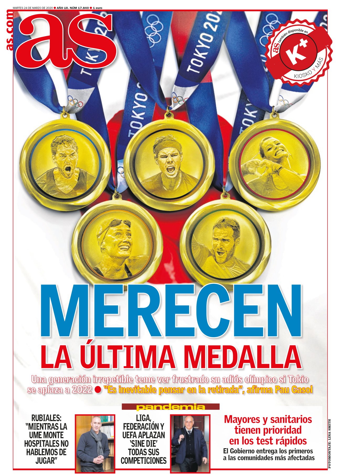 "Con el tiempo no se juega", es la frase que renombran los deportistas de élite. El aplazamiento de los Juegos es una herida para sus calendarios. Al principio escuece, pero no tardarán en ponerse bien. Teresa Portela es un ejemplo de ello. Aún sin la gloria de Pau o Nadal, buscará en sus últimos JJOO alcanzar el metal. El confinamiento no la detendrá: la palista de Pontevedra llegará a Tokio con 39 años y una casa con jardín. Al mal tiempo buena cámara. 