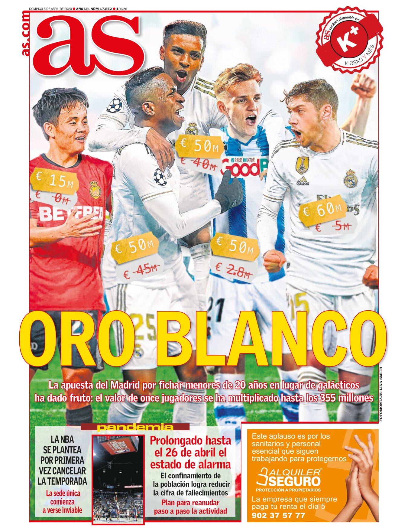 Florentino Pérez, el presidente de los galácticos, viró su discurso a tiempo. Se llama cambiar de opinión, y está escrito en mayúsculas en el manual de las libertades. Se acabaron los fichajes de Hollywood; el Madrid empezaría a tiranizar el futuro. Su trabajo ya ha dado sus frutos. Los blancos manejan un proyecto sólido, al que solo le falta repescar a Cristiano Ronaldo. 