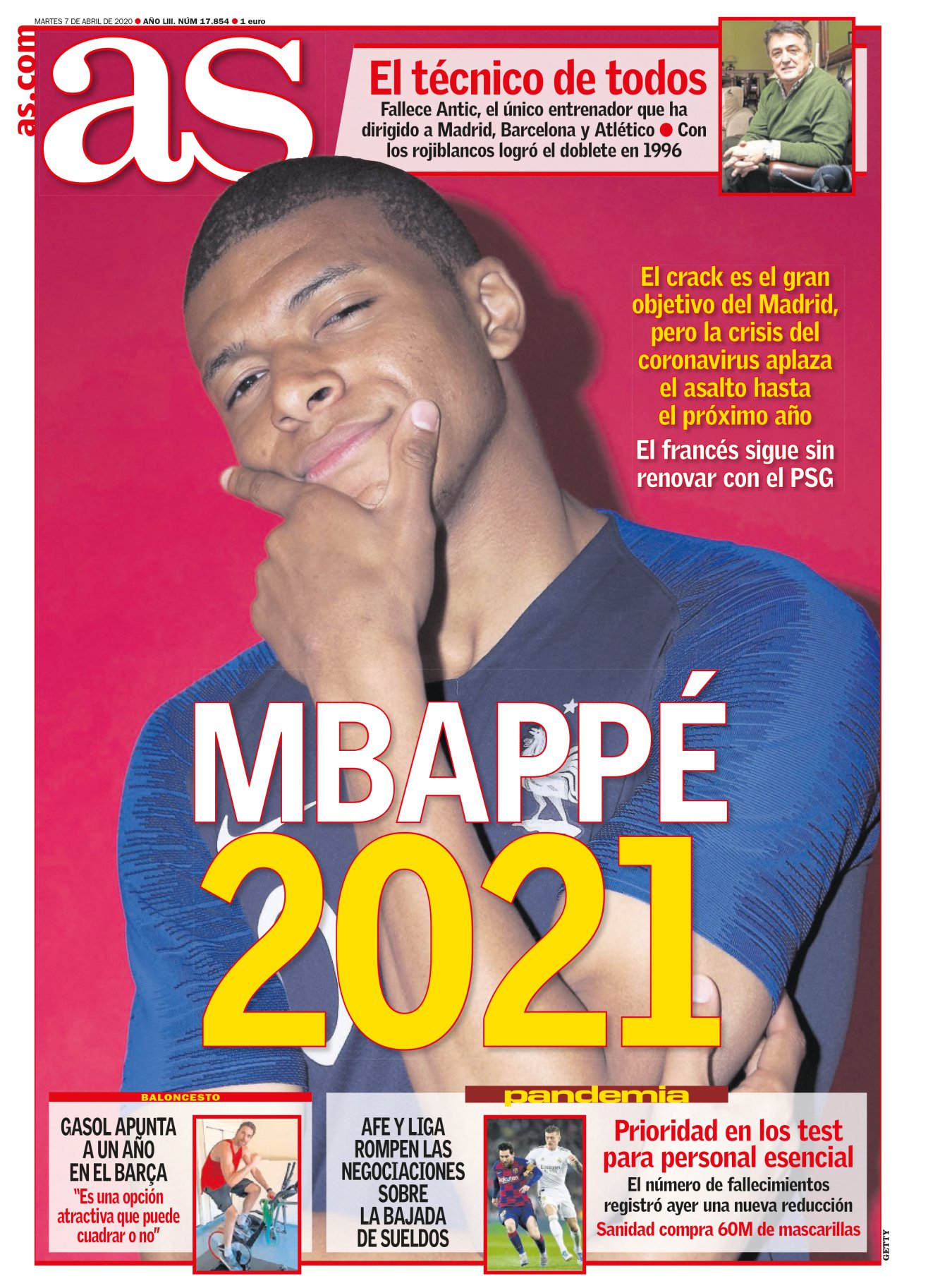Lo de Mbappé es tan serio que el planeadísimo futuro del Madrid no tendría sentido sin él. El desempeño de Vinícius y compañía sería doblar la rama para que Mbappé recoja las frutas: cabezazos, goles con la diestra, remates de zurda y regates al portero. El francés ya ha demostrado en el PSG lo mismo que dice el abecedario: la M siempre se sentirá superior a la N. 
