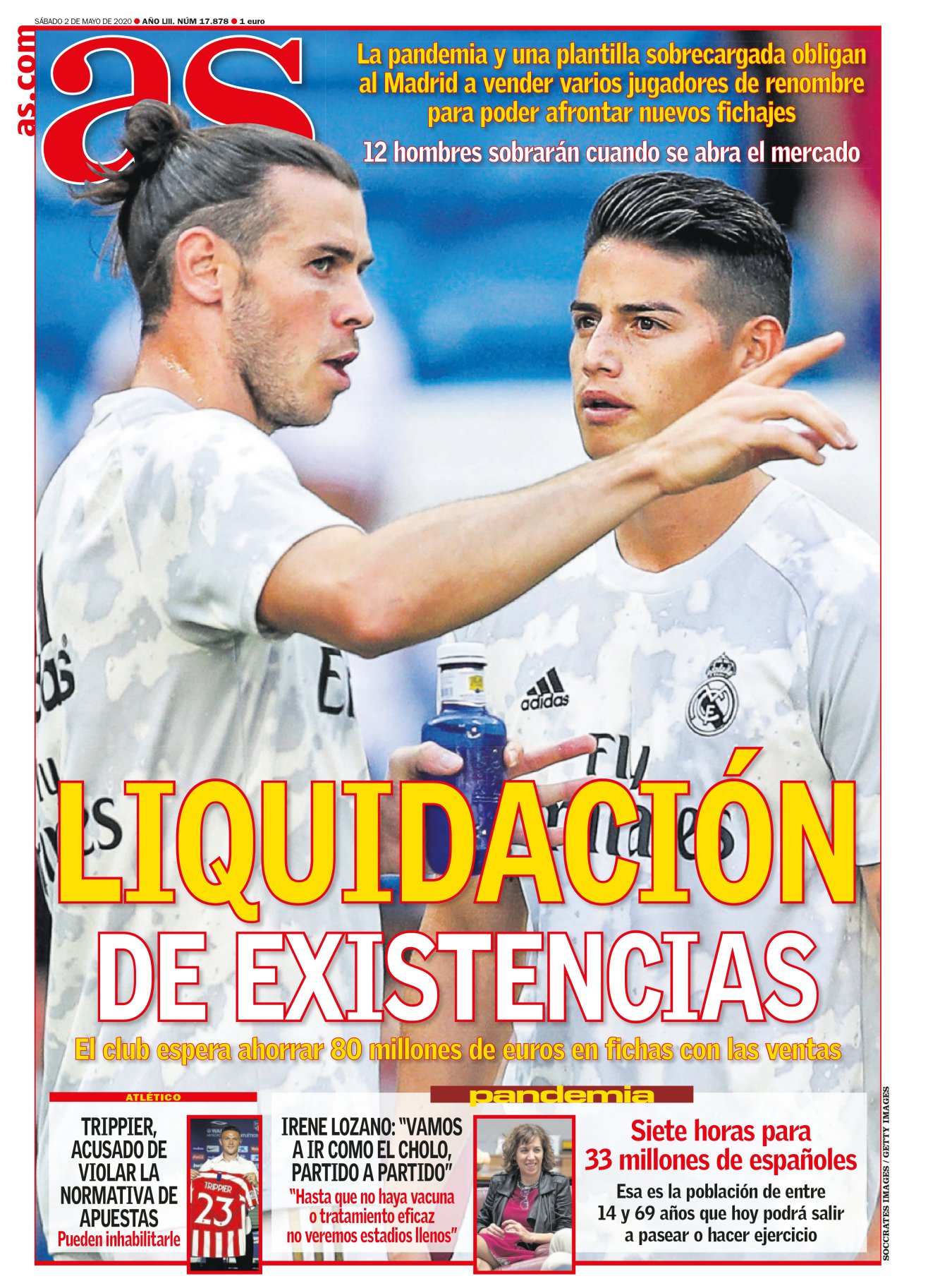 James y Bale repetirán escaparate este verano. Y hay ofertas que no resisten a una segunda vez. Dos futbolistas con aura de leyenda que podrían salir por la puerta trasera. Sergio Gómez recuerda las imágenes que dejará Bale y lastima el caso de James con un duelo especial. Sentenció que el colombiano sería uno de los mejores jugadores de la historia del Madrid. Y quizás lo fue. Pero hay veces que las circunstancias le arrebatan su destino a la calidad. 