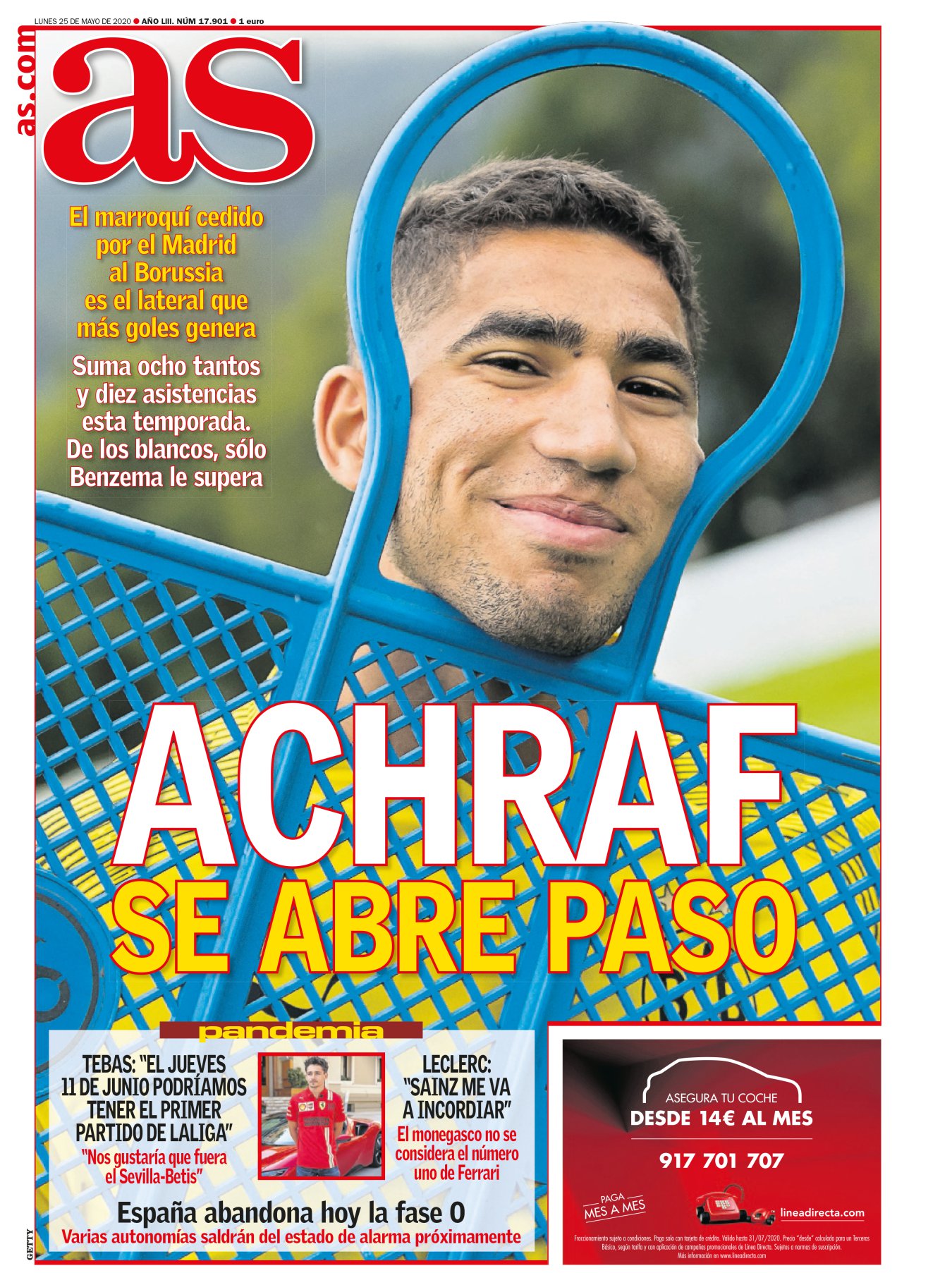 Ante un verano de crisis el madridismo presume de cedidos. Achraf luce en el escaparate, y el debate está servido. ¿Podría disputarle ya el puesto a Carvajal? Para responder hemos preguntado a Garci, compañero de “Arra” en la cantera Del Real Madrid, y ahora futbolista del filial del Sporting de Gijón. Garci comenta que el marroquí no tendría demasiados problemas para adaptarse a la posición de lateral; en el Dortmund juega de carrilero pero en la Fábrica siempre se desempeñó de lateral. Recuerda que en juveniles ya marcaba la diferencia por su físico, y gracias a este aspecto el Madrid podría resolver sus dudas. 