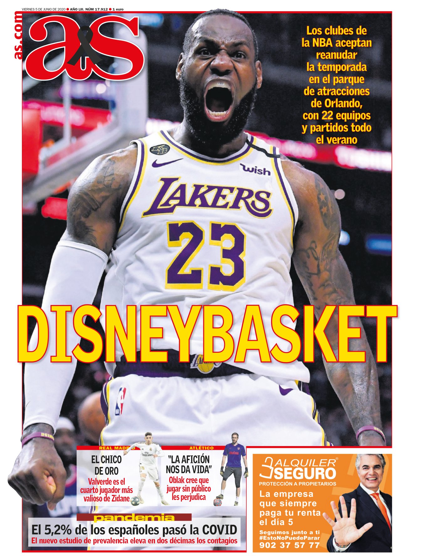 En verano, cuando las ligas y los amores se acababan, ahora resulta que todo vuelve. La NBA también planifica su retorno, y lo fecha en el 31 de julio. El regreso será como todo lo novedoso: polémico. Los 22 equipos mejor clasificados jugarán en un formato inédito durante dos meses, concentrados en las instalaciones de Disneyworld Orlando, el escenario escogido. Una idea ilusionante que abandona a ocho equipos, entre los que se encuentran los Warriors de Stephen Curry, que podría estar de marzo a diciembre sin liga en la que competir. 