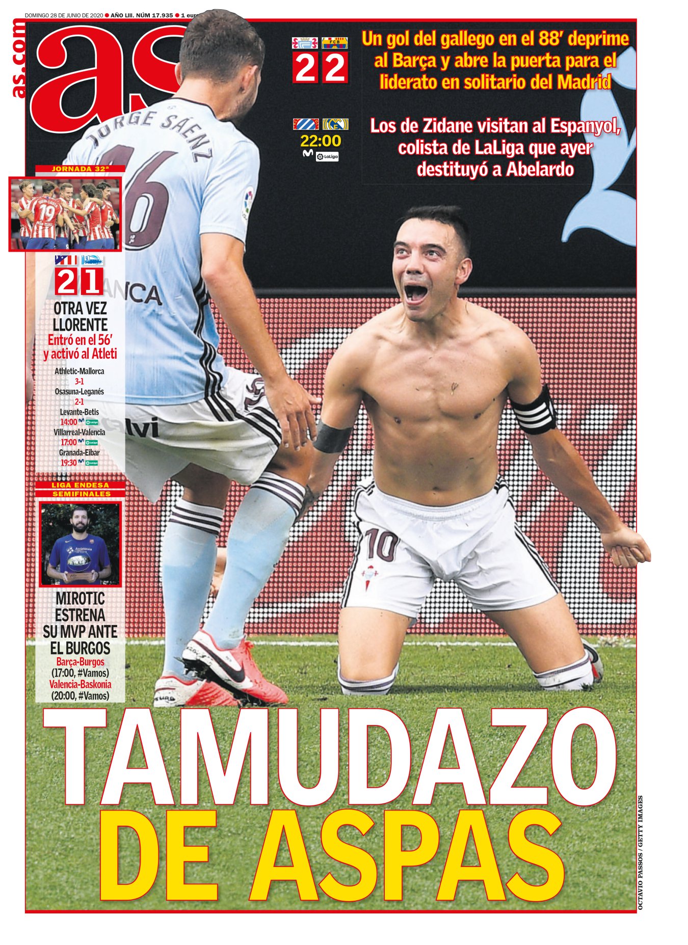 Para tantos equipos las pausas de hidratación son tan técnicas que los futbolistas se olvidan de beber agua. Para muchos menos el Barça. Después de su cooling break en Vigo perdieron el pulso a la Liga y también la autoridad de su entrenador. No le miraron. El que sí lo hizo fue Aspas, que examinó la barrera culé hasta encontrar una grieta. Griezmann. 