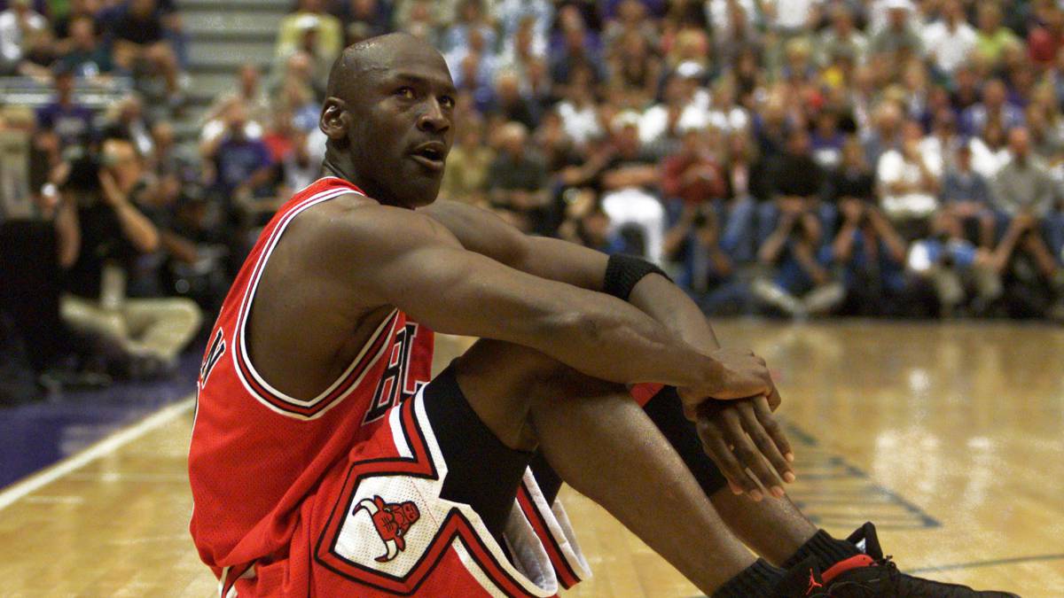 Michael Jordan con los Bulls.