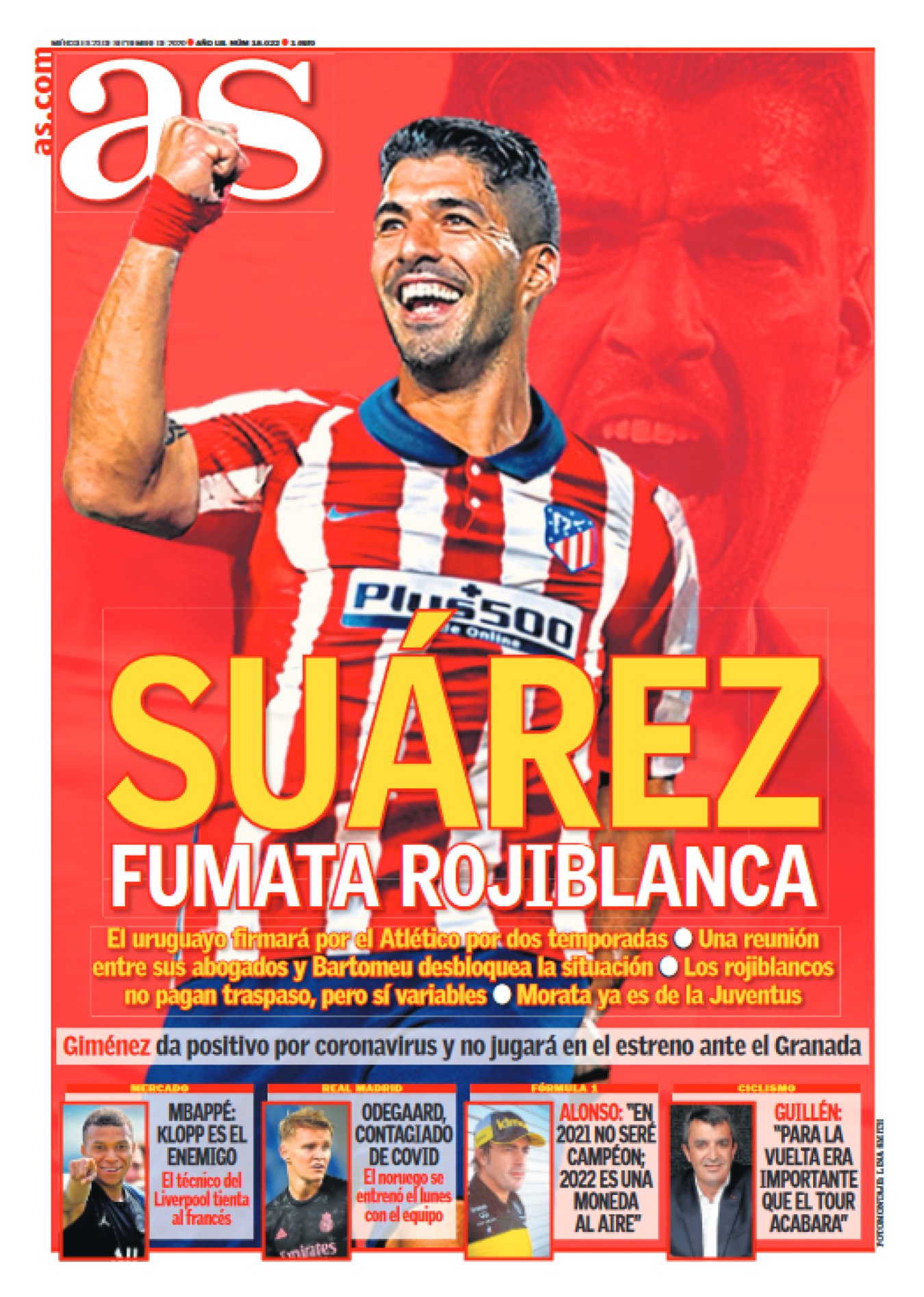 Su marcha del Barça confirma que todo lo que termina, termina mal. Suárez casará a la perfección con Simeone porque comparten la misma idea: el resultado no es lo más importante, es lo único. Para los que preguntan si se adaptará al Atleti. El uruguayo nunca tuvo problema en marcar goles de todos los colores.