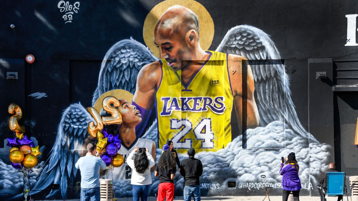 Mural Kobe Bryant.
