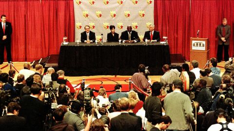 Jordan ante la prensa.