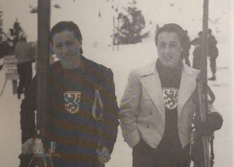 Cuando Margot Moles y Ernestina Maenza esquiaban en el Puerto de Navacerrada