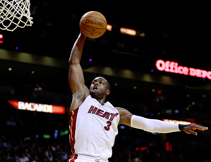 Wade establece se mejor marca con 40 puntos y triunfo de los Heat
