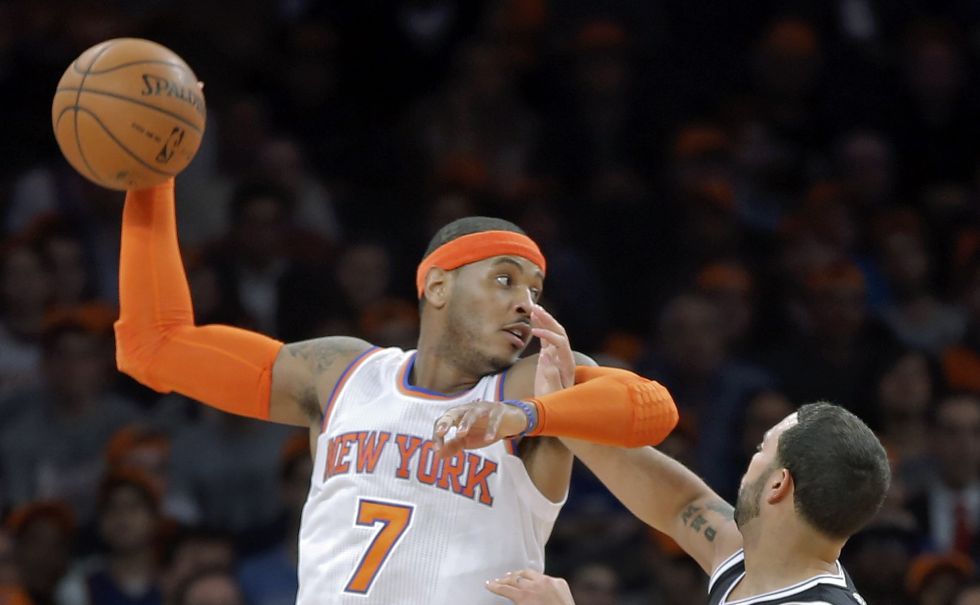 Carmelo Anthony tiene un regreso triunfal con los Knicks