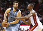Marc se lesiona en la derrota de Memphis ante Miami Heat