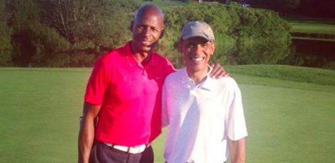 Ray Allen se pasa al golf con Obama como compañero