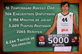 Richi Guillén supera los 5.000 puntos en Adecco Oro