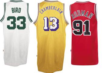 Colección de camisetas de leyenda de la NBA
