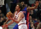 Pau Gasol, revancha ante los Pistons y 50 'dobles-dobles'