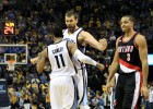 Segundo zarpazo de Marc (15) y sus Memphis Grizzlies