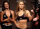 La campeona Ronda Rousey, la nueva musa de la NBA