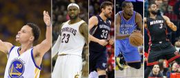 Curry, Wade, LeBron, Durant y Marc: el quinteto de la década