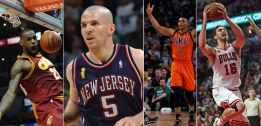 LeBron James, Jason Kidd, Russell Westbrook y Pau Gasol, cuatro de los jugadores que más triples-dobles han conseguido en el siglo XXI en la NBA