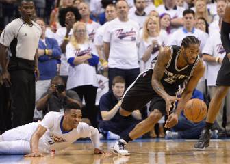 Leonard (31) sale victorioso en la batalla de Oklahoma