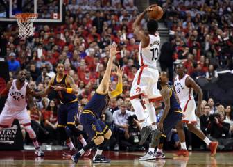 DeRozan y Biyombo infligen la primera derrota a los Cavs de LeBron en Playoffs (10-1)