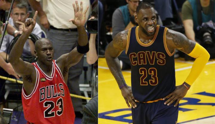 Los números de Jordan, LeBron y Kobe en las Finales NBA