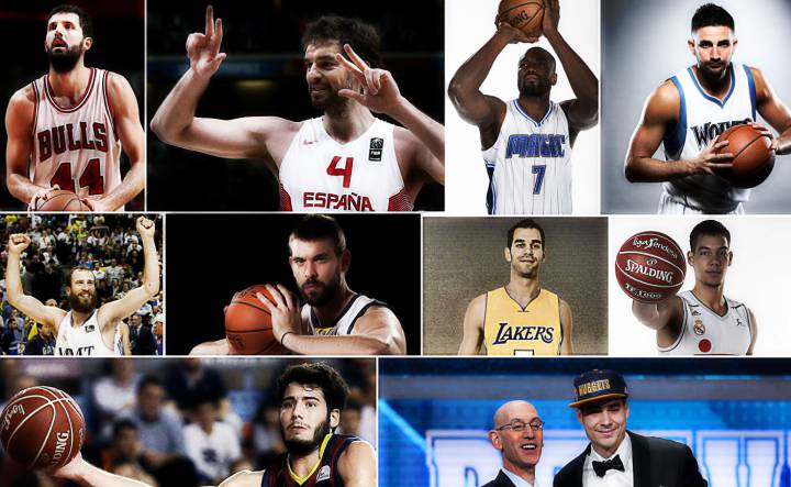 Todo sobre los 10 españoles que jugarán en la NBA 16-17