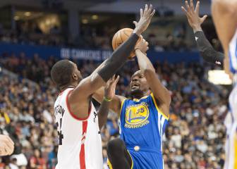 Durant debutó con los Warriors en duelo de pretemporada