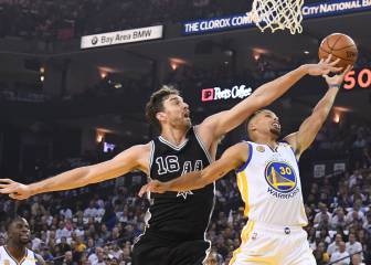 Ridículo de los Warriors de Curry y Durant ante los Spurs