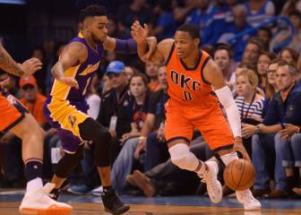 Westbrook (33+12+16) se codea con Jordan, Magic, Bird y LeBron