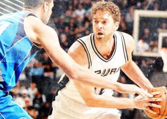 Gasol y los Spurs sudan para superar a los Mavericks
