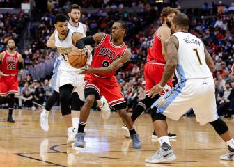Denver Nuggets frena la gran gira de los Bulls por el Oeste