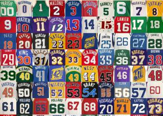 Dorsales NBA: la historia detrás del '23' de Jordan, el '16' de Pau, el '3' de Wade, el '70' de Rodman...