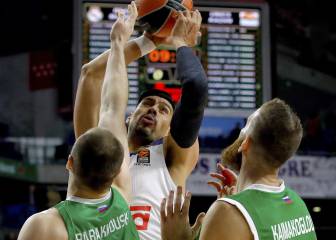 El Madrid, con cinco triples y Ayón aporta seis puntos