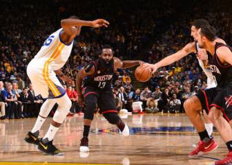 ¡El partido loco del año! Los Rockets rompen la racha de los Warriors tras dos prórrogas