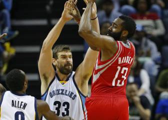 Diciembre, el mes maldito de Harden ante los hermanos Gasol