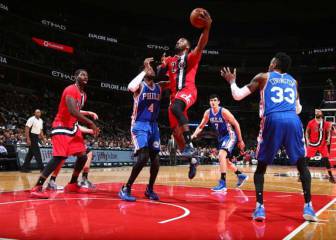 Wall destroza a unos Sixers que son mucho menos sin Embiid