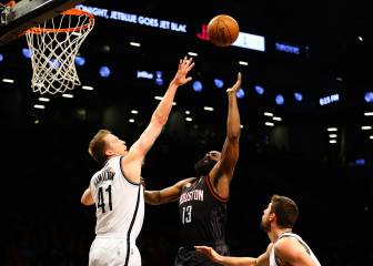 Triple doble de Harden, lluvia de triples y paliza de Houston