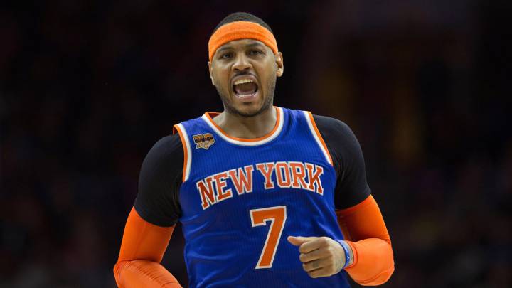 Carmelo Anthony ante los Sixers