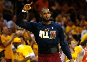 LeBron antes de jugar contra los Warriors: 